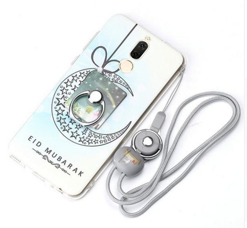 Case Huawei nova 2i / Pre-order * เคสแฟชั่นน่ารักการ์ตูนซอฟท์ซิลิโคน+แหวน+สายคล้องคอ *