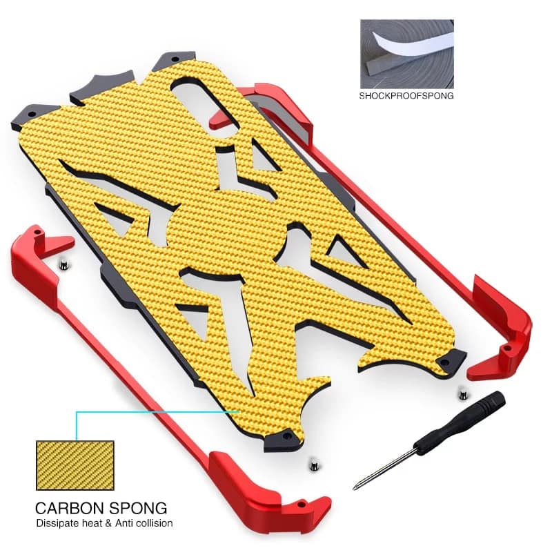 Case Vivo Y19 / Pre-Order * Zimon เคสอลูมิเนียมโลหะการป้องกันที่แข็งแกร่ง การป้องกันที่แข็งแกร่ง *