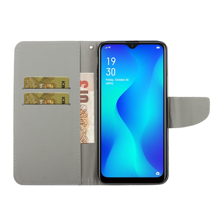 Case OPPO A3S / Pre-order * รูปแบบการวาดสีซองหนังพลิกแนวนอนพร้อมที่วางและช่องเสียบการ์ดและกระเป๋าสตางค์ *