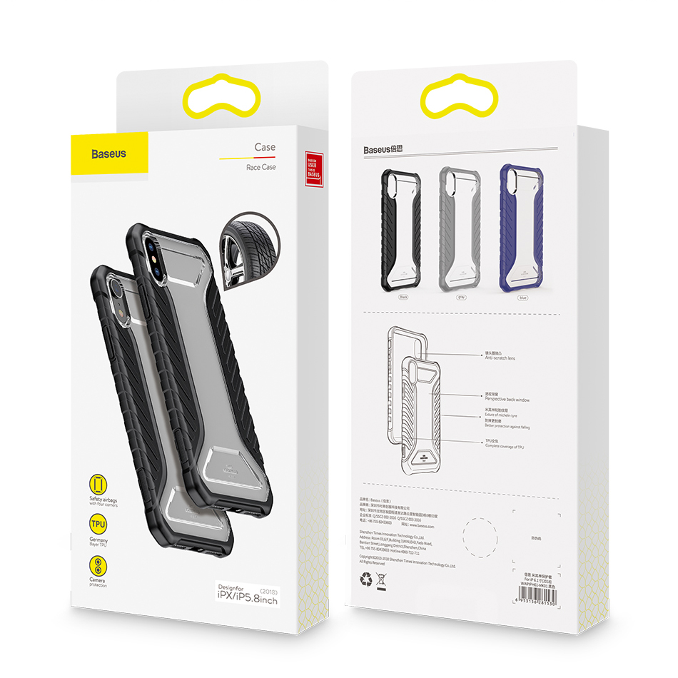 Case iPhone XS / Pre-Order * BASEUS อะคริลิคแกร่ง + ซิลิโคนอ่อนนุ่ม = ป้องกันสองชั้น *