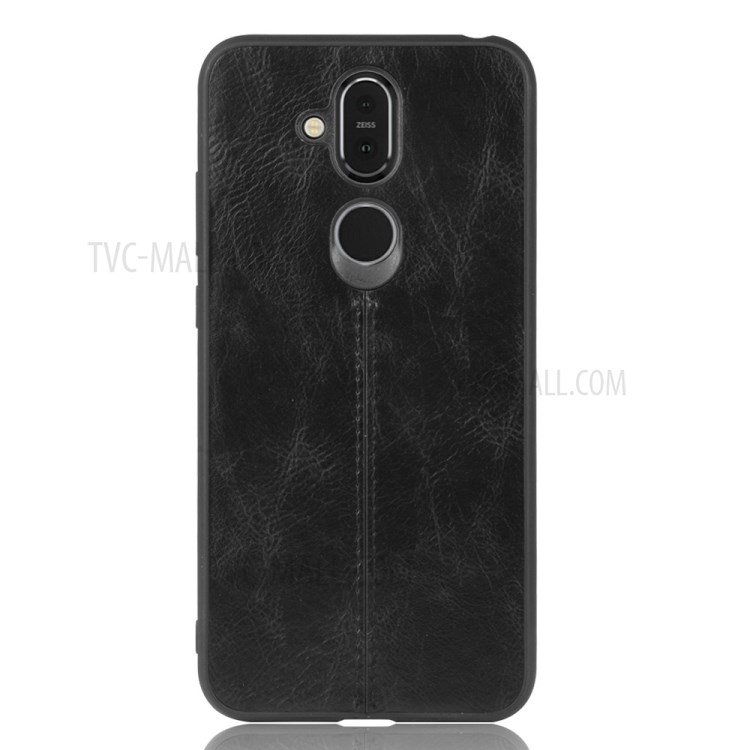 Case Nokia 8.1 / Pre-Order * เคสหนังเคลือบ PC + TPU Hybrid *