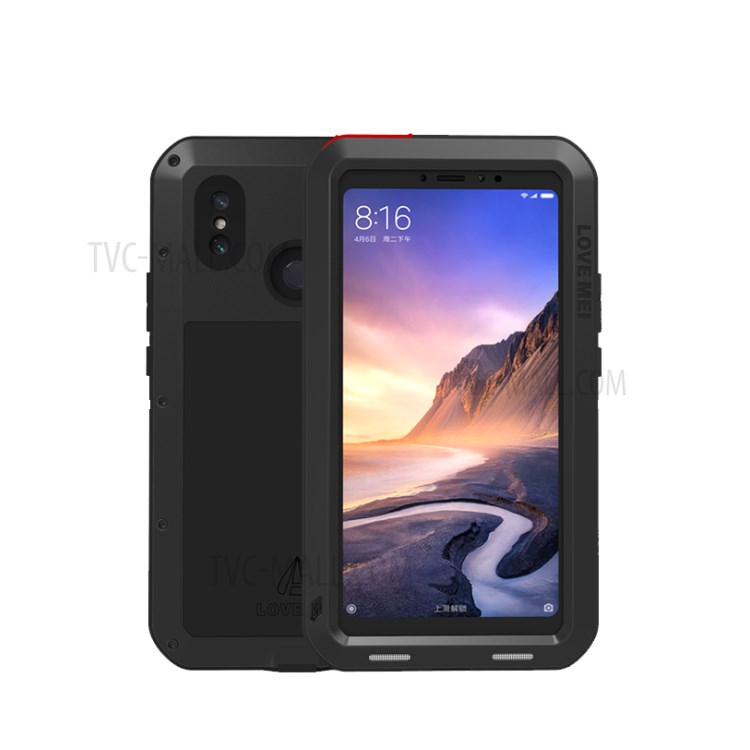 Case Xiaomi Mi Max 3 / Pre-Order * LOVE MEI วัสดุ: โลหะ + ซิลิโคน + กระจก *