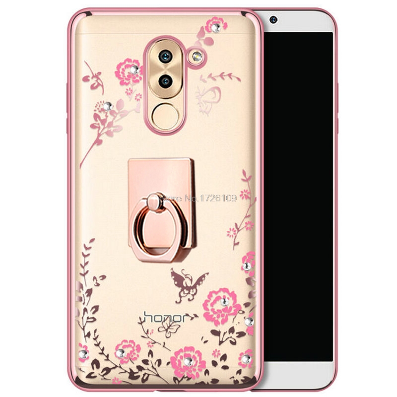 Case Huawei GR5 2017/ Pre-orde * เคสหรูหราเทคนิคการชุบทอง TPU ซิลิโคนอ่อนนุ่ม + แหวน *