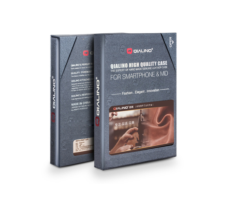 Case iPhone X, iPhone XS # Pre-Order * QIALINO Auto-sleep / wake หนังแท้ชั้นบนสุดสไตล์ธุรกิจหรูหรา *