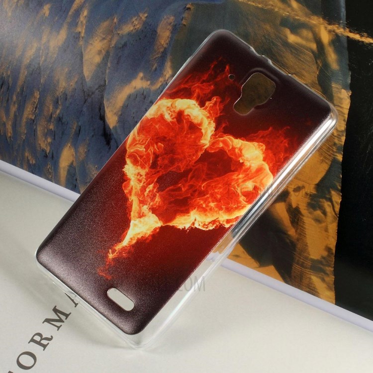 Case Lenovo A536 / Pre-order * เคส Softlyfit embossment ยืดหยุ่น TPU เจล *