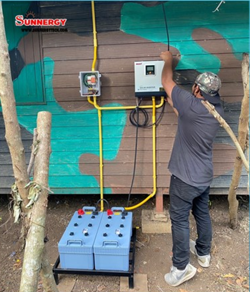 ติดตั้งโซล่าเซลล์ออฟกริด1000w จังหวัดจันทบุรี