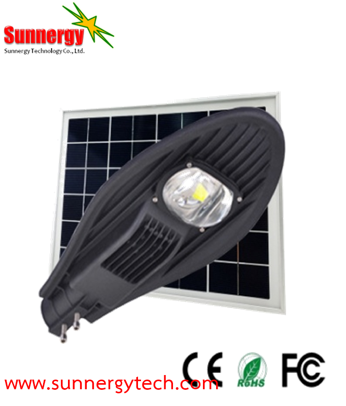 โคมไฟ Solar Street light ขนาด 10W พร้อมแผงโซล่าเซลล์ 15W