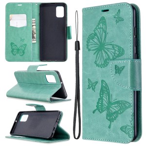 Case Samsung Galaxy A31 / Pre-Order * เคสพิมพ์ลายผีเสื้อซองหนังกระเป๋าช่องเสียบการ์ด Wallet และกระเป๋าซ่อน *