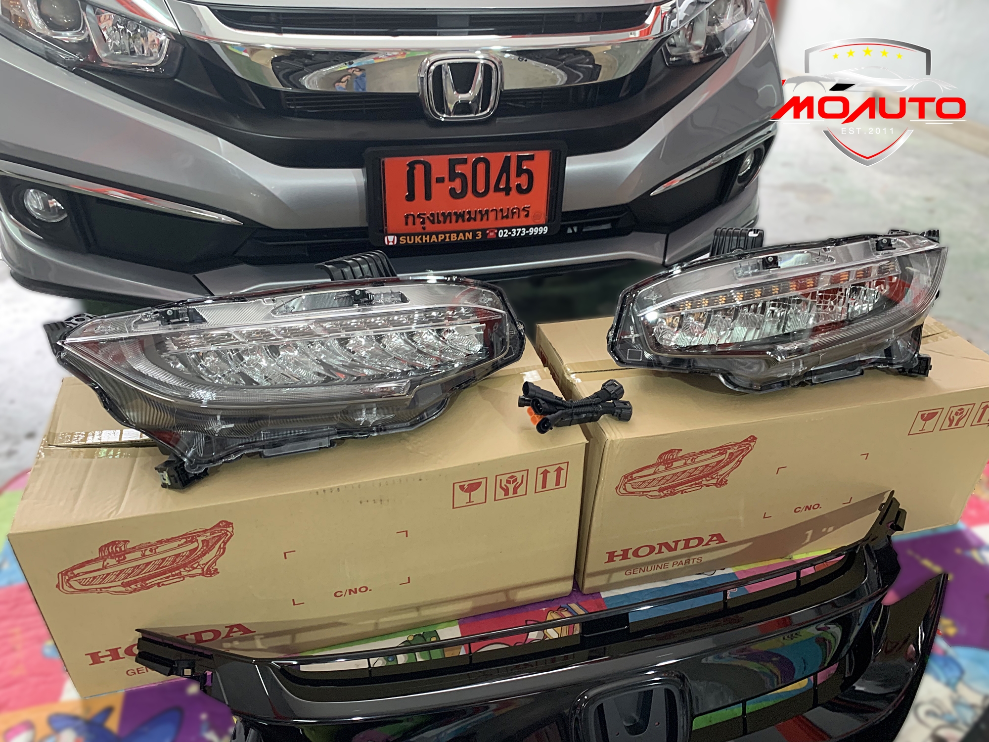 โคมไฟหน้า LED RS แท้ศูนย์ CIVIC FC / MC 2019-2021