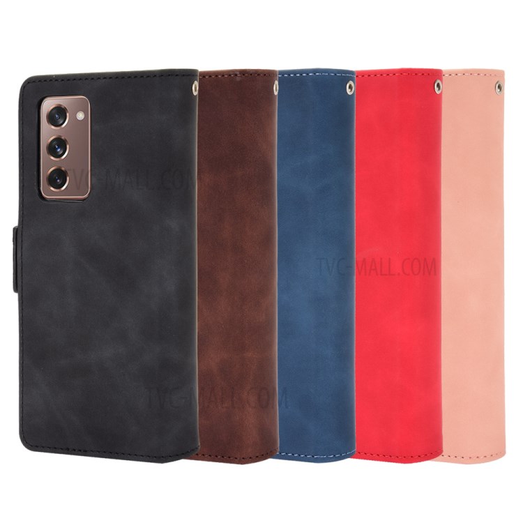 Case Galaxy Z Fold 2 5G / Pre-Order * เคส Multi-สล็อตซองหนังกระเป๋าสตางค์ยืน Protector *