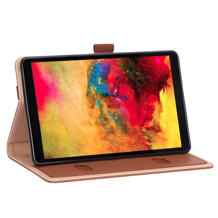 Case Huawei MatePad T8' / Pre-Order * Retro Texture PU + TPU ซองหนังพลิกแนวนอนพร้อมตัวยึดและช่องเสียบการ์ด & สายคล้องมือ *