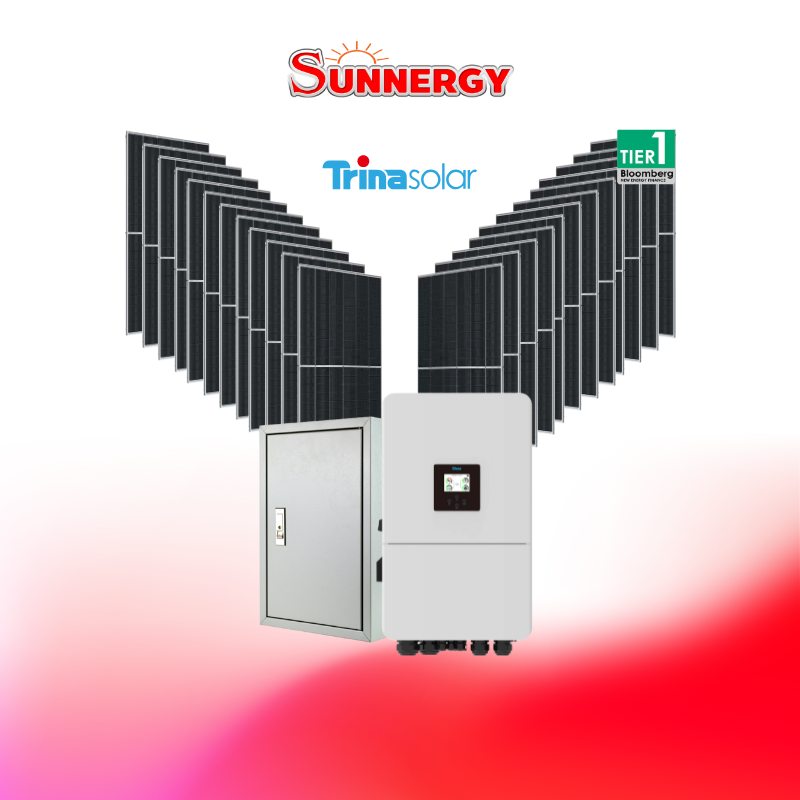 ชุดโซลาร์เซลล์ระบบไฮบริด DEYE ขนาด 15KW 3PH