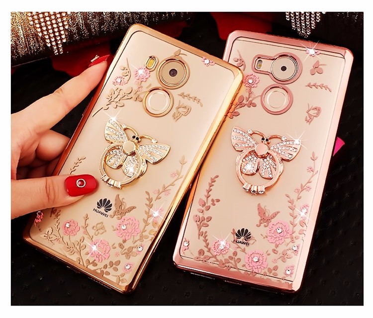 Case Huawei Y6ii / Pre-order * เคสหรูหราเทคนิคการชุบทอง TPU ซิลิโคนอ่อนนุ่ม + แหวน *