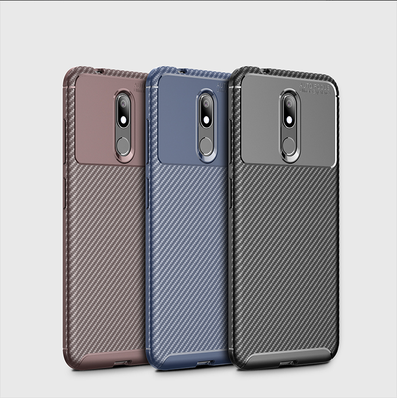 Case Nokia 3.2 # Pre- Order * เคสโทรศัพท์ TPU คาร์บอนไฟเบอร์แบบกันกระแทก *