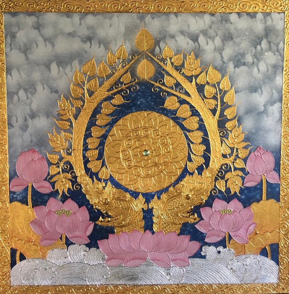 ภาพมงคล ขนาด 50 x 50 cm. ลาย 107