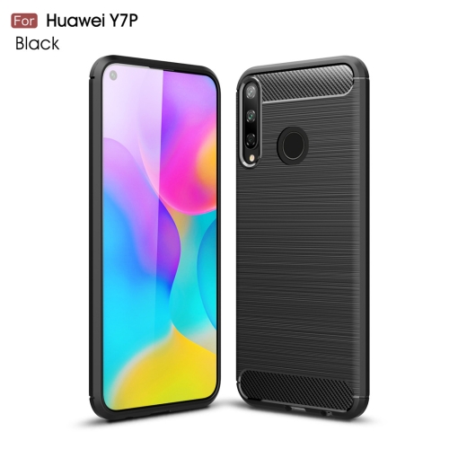 Case Huawei Y7p / Pre-Order * เคสขัดพื้นผิวคาร์บอนไฟเบอร์ TPU *