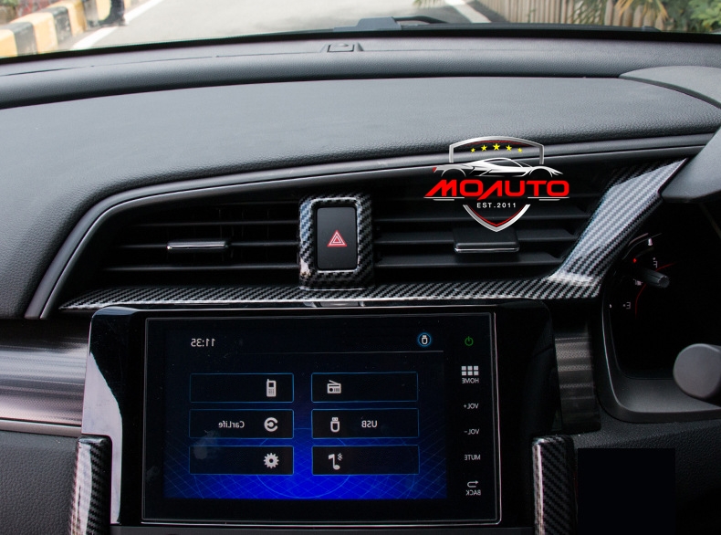 ครอบช่องแอร์หน้าคาร์บอน CIVIC FC / FK 2016-2021