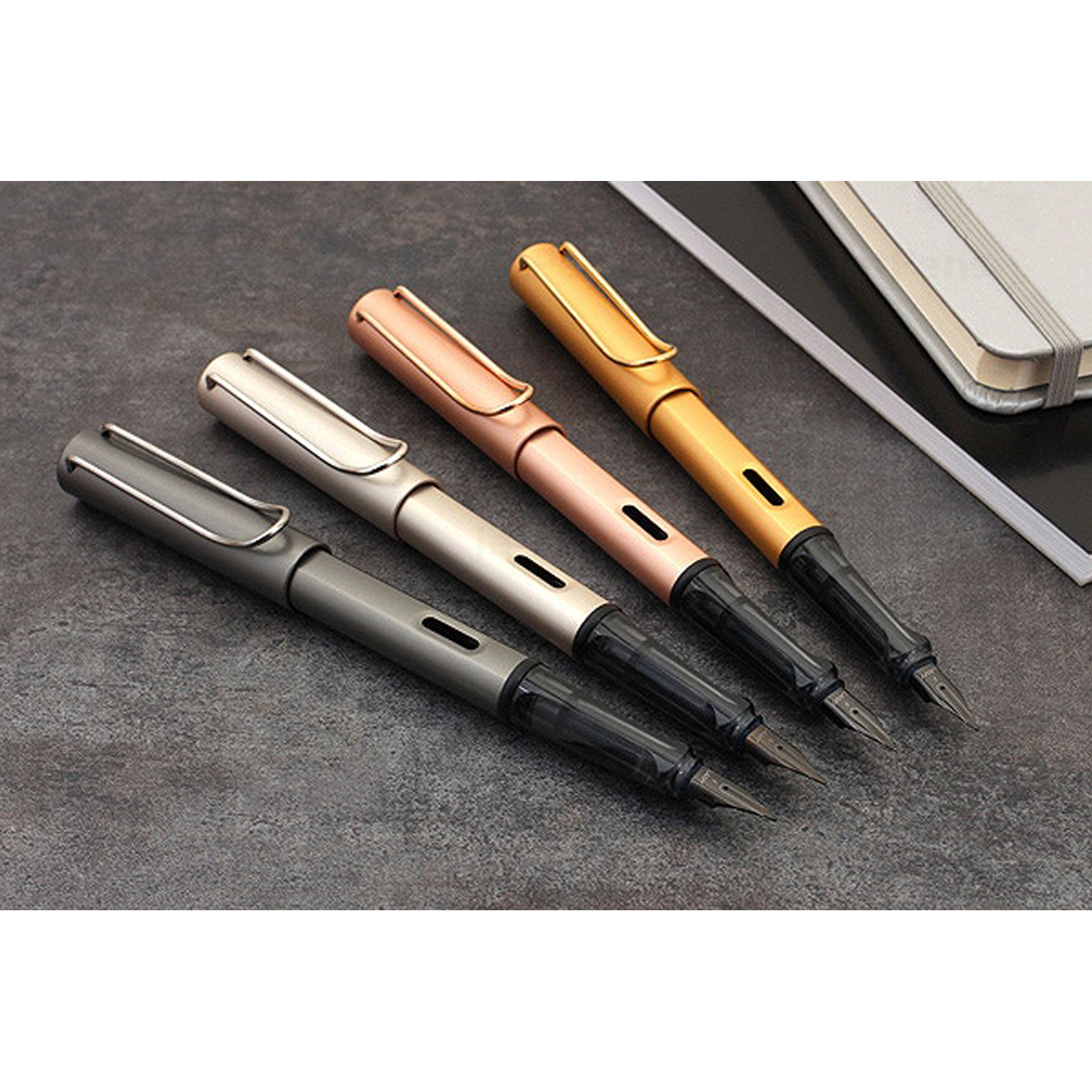 LAMY Lx SET of 4 fountain pens in luxury box