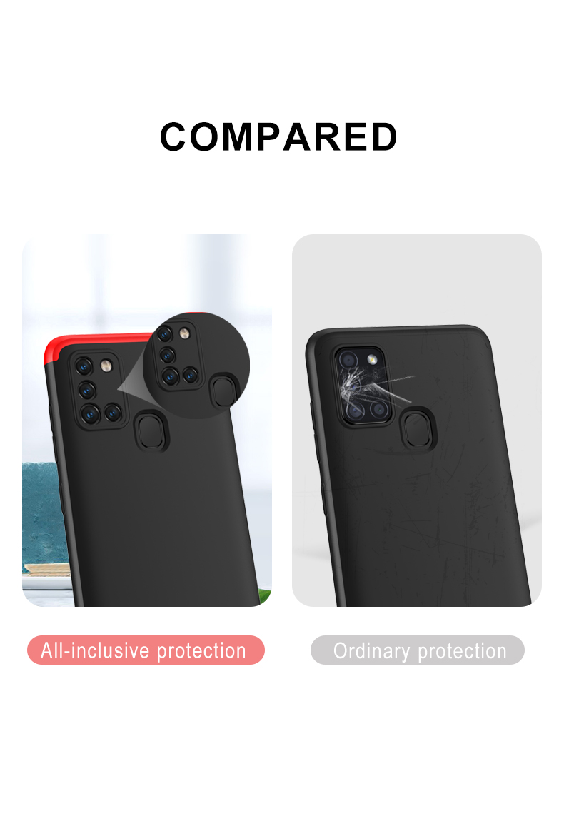 Case Samsung Galaxy A21s / Pre-order * GKK เคสพีซีแบบแข็งแบบด้าน 3 ชิ้นที่ถอดออกได้ *