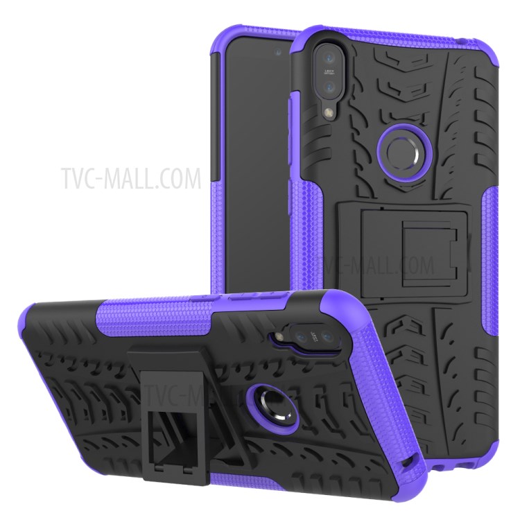 Case Asus Zenfone Max Pro (M1) / Pre-Order * รูปแบบยางรถยนต์ Hard PC + ยืดหยุ่น TPU = การป้องกันแบบสองชั้น *
