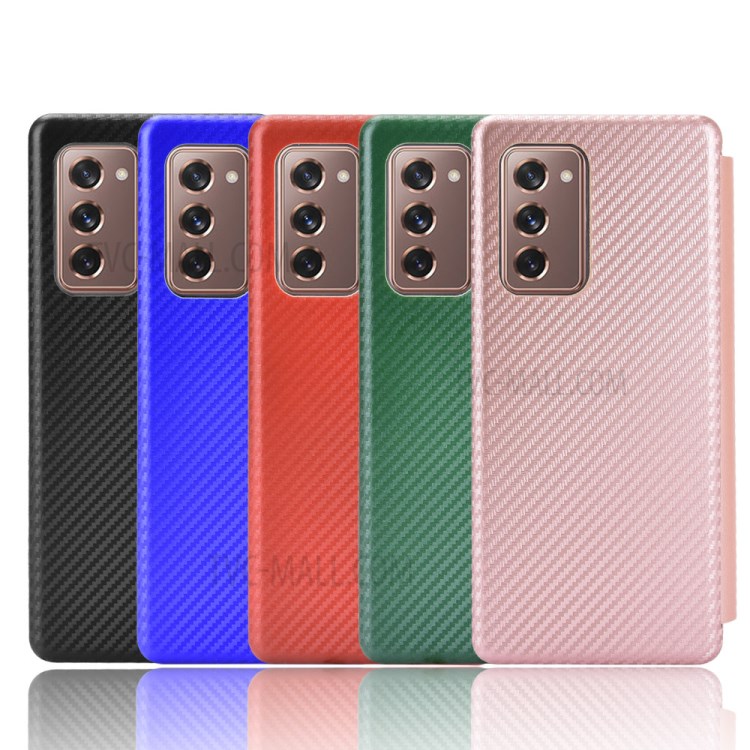 Case Galaxy Z Fold 2 5G / Pre-Order * เคสฝาปิดผิวคาร์บอนไฟเบอร์แบบดูดซับอัตโนมัติ *