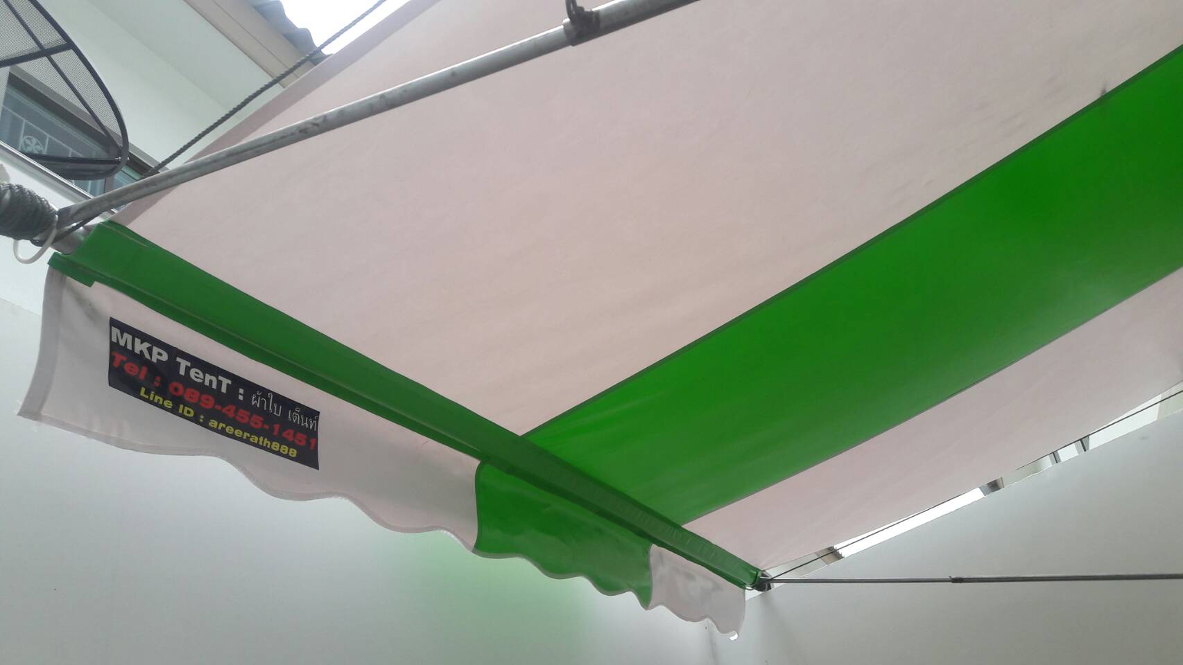 ผ้าใบชักรอก กว้าง 6เมตร สูง 4.5มตร (ไม่รวมเสาค้ำ) กันสาดผ้าใบ ชักรอกผ้าใบ ผ้าใบม้วนขึ้นลง ผ้าใบม้วนเก็บได้ ผ้าใบตลาดนัด มีทุกสี 6m x 4.5m