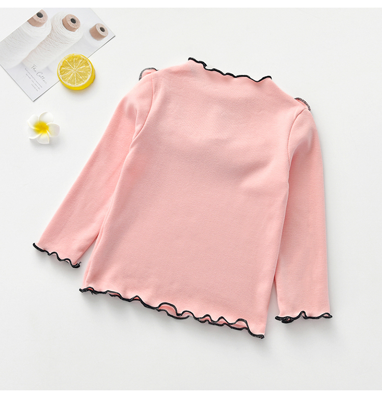 เสื้อแขนยาว สีชมพู ไซส์ 110