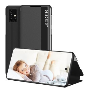 Case Samsung Galaxy A71 / Pre-order * ใหม่หน้าต่างดูยืนปกหนังสมาร์ท วัสดุที่มีคุณภาพการป้องกันเต็มรูปแบบและความรู้สึกสัมผัสที่ดี *