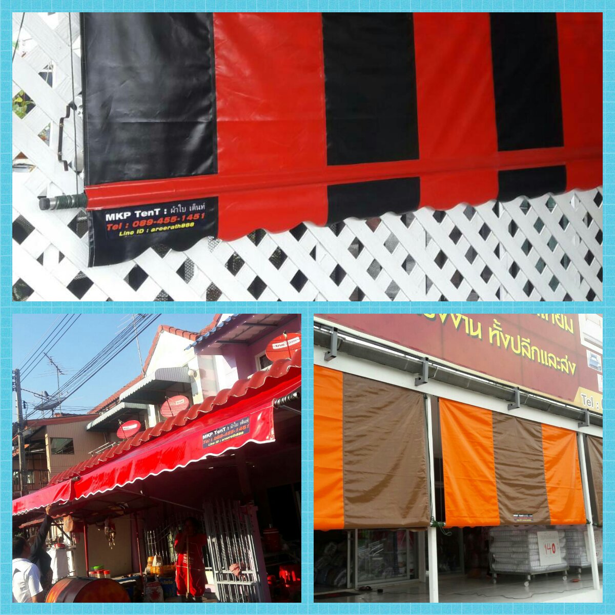 ผ้าใบชักรอก กว้าง 6เมตร สูง 5มตร (ไม่รวมเสาค้ำ) กันสาดผ้าใบ ชักรอกผ้าใบ ผ้าใบม้วนขึ้นลง ผ้าใบม้วนเก็บได้ ผ้าใบตลาดนัด มีทุกสี 6m x 5m