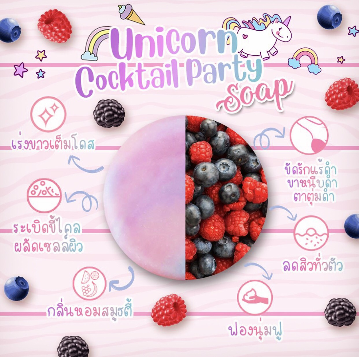สบู่ยูนิคอร์น Unicorn Soap