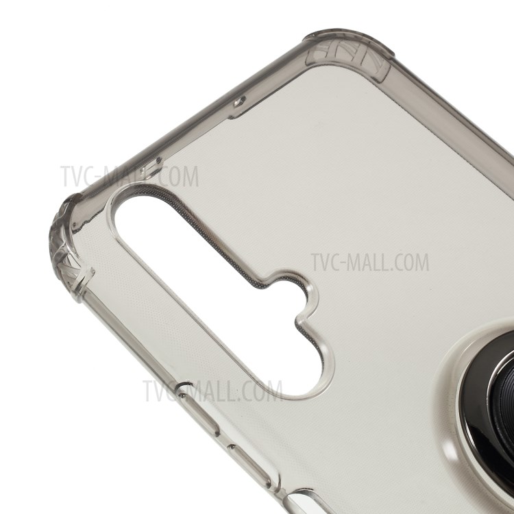 Case Huawei Nova 5T / Pre-order * เคส TPU แบบใสพร้อมขาตั้ง แหวนหมุนได้ 180 องศาช่วยให้ใช้งานมือเดียวได้ง่าย *