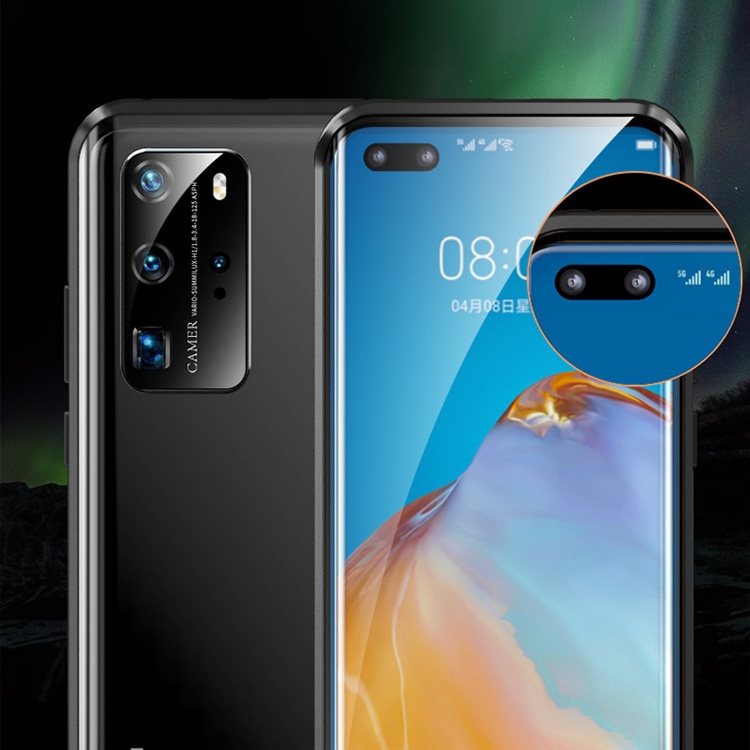Case Huawei P40 Pro / Pre-order * กระจกเทมเปอร์สองด้านกันกระแทก Magnetic Attraction เคสพร้อมฝาปิดเลนส์กล้อง *