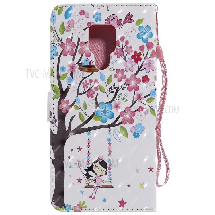 Case Huawei Mate 20 X / Pre-order * เคสกระเป๋าสตางค์ ประดับลวดลายพร้อมขาตั้ง + สายคล้องมือ *