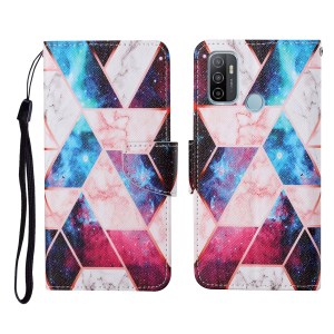 Case OPPO A53 (2020) # Pre-Order * เคสพิมพ์ลายหนัง PU เคสคลุมโทรศัพท์แบบเต็มรูปแบบพร้อมขาตั้ง *