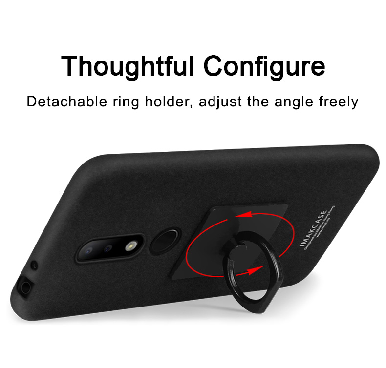 Case Nokia 6.1 Plus / Pre-order * IMAK แหวน ขาตั้ง + ฟิล์มกันรอยหน้าจอ *