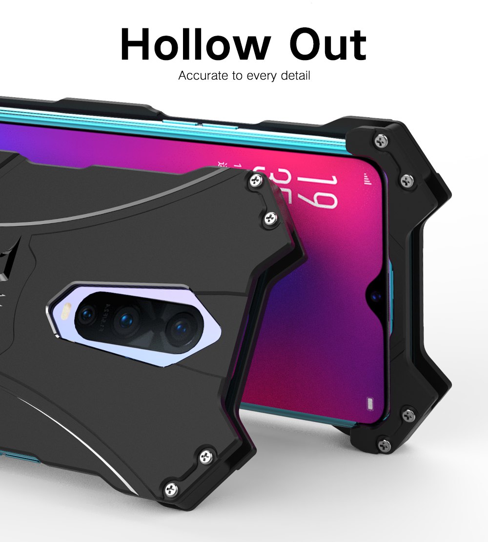 Case OPPO R17 Pro / Pre-Order * R-JUST เคส Bumper หรูหราใหม่เกราะโลหะอลูมิเนียม *