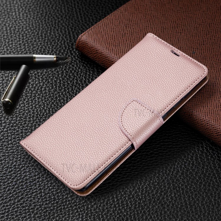 Case Samsung Galaxy A71 / Pre-order * เคสหนังลิ้นจี่สีบริสุทธิ์พร้อมสายคล้องมือ *