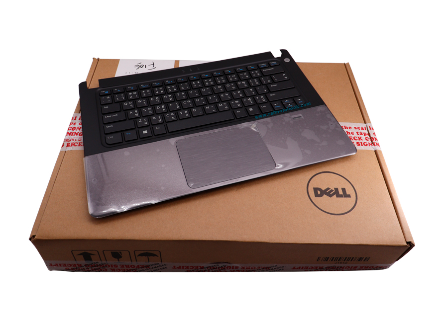 ใหม่ บอดี้ คีย์บอร์ด Dell Vostro 5470 บอดี้บน Palmrest Dell Vostro 5470 อะไหล่ บอดี้ Dell Vostro 5470