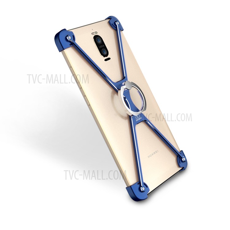 Case Huawei Mate 9 Pro / Pre-order * OATSBASF โครงโลหะรูปตัววีโลหะเงิน +แหวน *