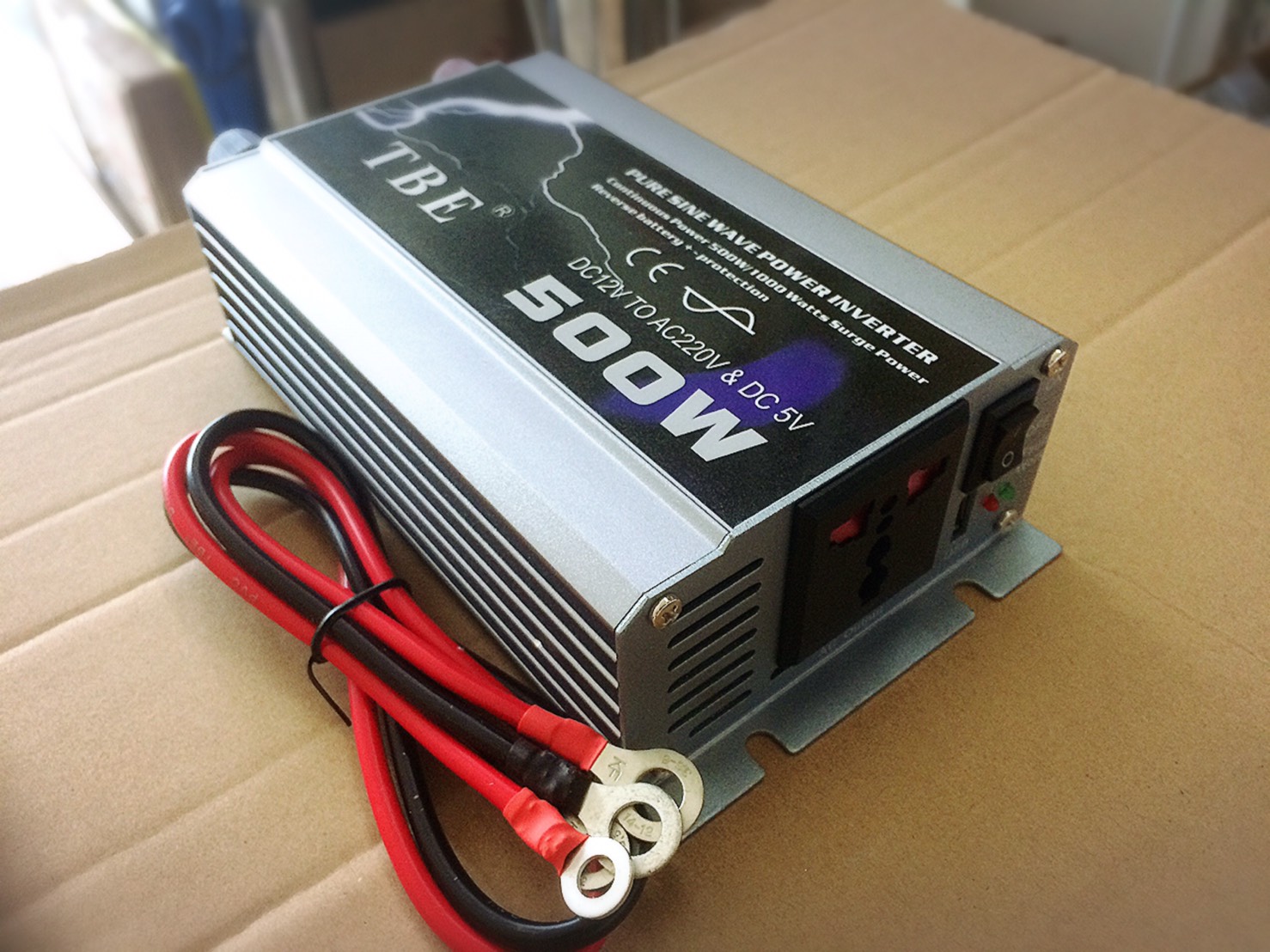 Inverter (หม้อแปลงไฟฟ้า) รุ่น PSW-500W 12V TBE