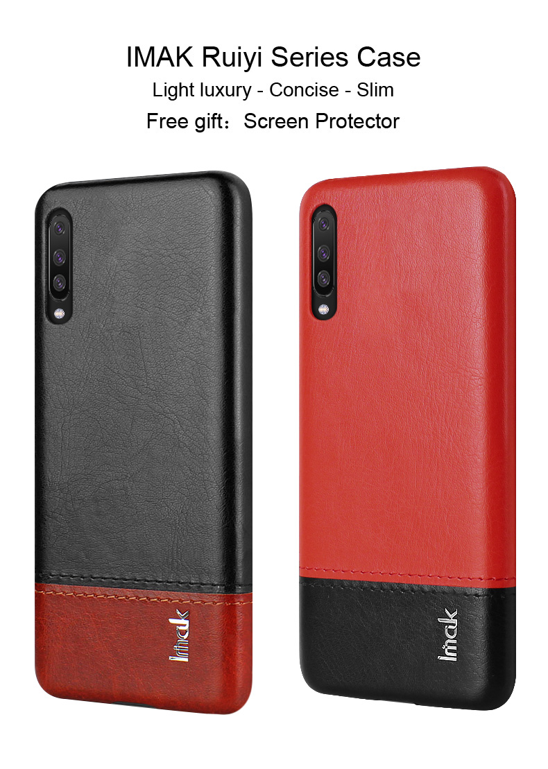 Case Samsung Galaxy A50/A50s/A30s / Pre-order * IMAK Ruiyi หนัง PU เคลือบแข็ง + ฟิล์มป้องกันหน้าจอ *
