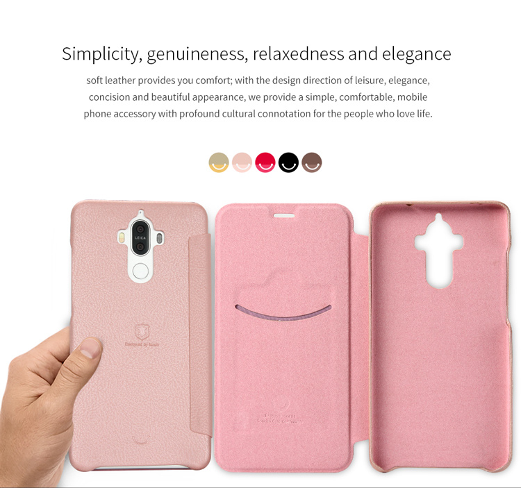 Case Huawei Mate 9 / Pre-order * LENUO Ledream สลิม ปกหนัง PU + PC Back เคสนุ่ม *
