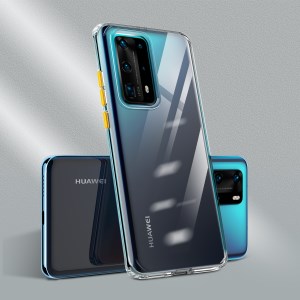 Case Huawei P40 Pro+ / Pre-order * เคส TPU นุ่มกันกระแทกแบบใส นุ่มยืดหยุ่นและทนทาน ปุ่มสีสันสดใส *