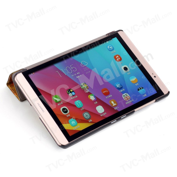 Case Huawei MediaPad M2 8.0 / Pre-order * เคสหนัง PU พิมพ์ลาย ปกอัจฉริยะ 3-พับ *