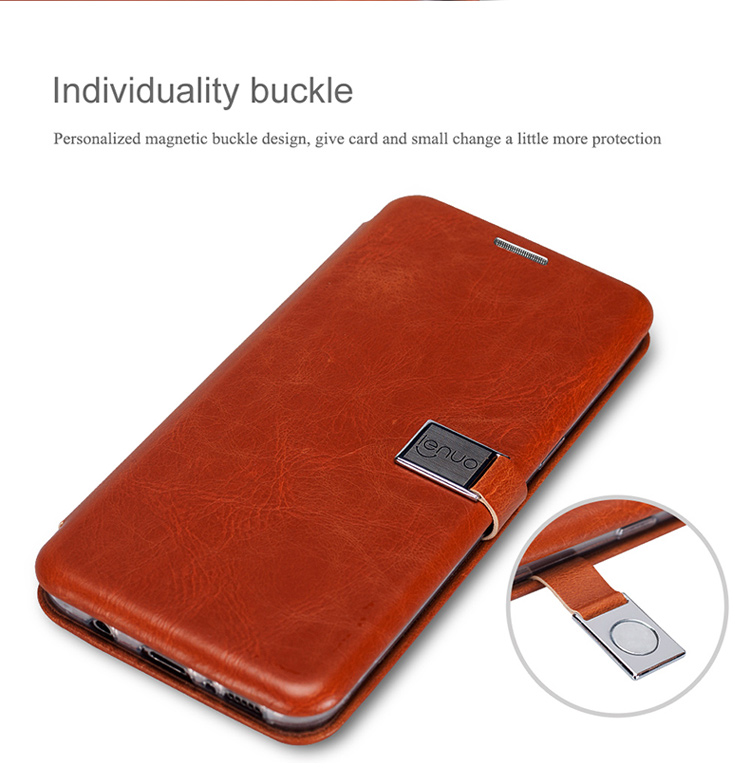 Case Samsung Galaxy S8 Plus / Pre-order * LENUO เคสผิวหนังม้าหนัง PU ผู้ถือบัตรปกคลุม การปิดแม่เหล็กช่วยเพิ่มความปลอดภัย *