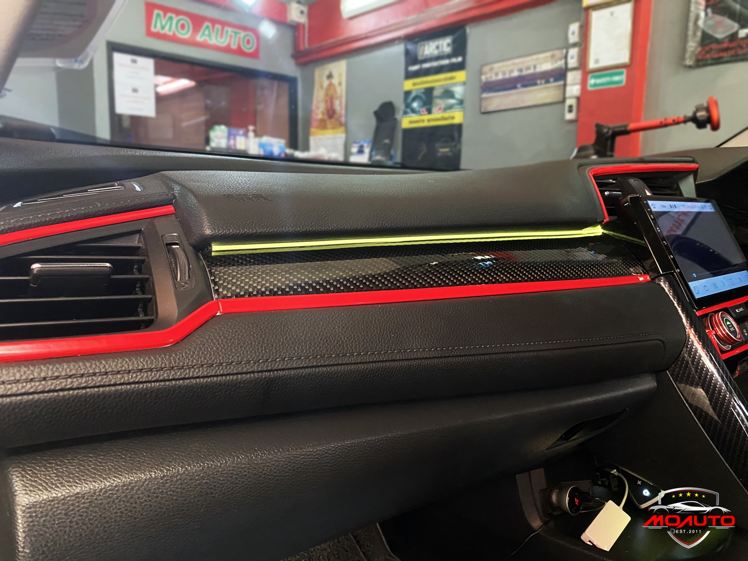 ไฟ Ambient light ตรงรุ่น V1 CIVIC FC / FK