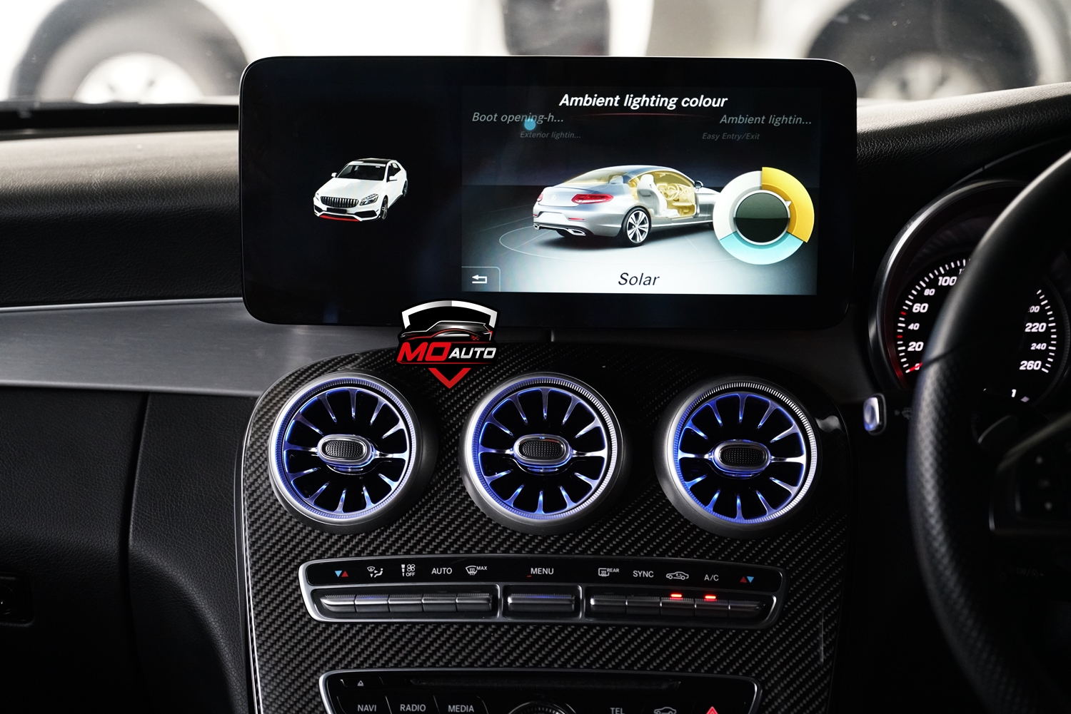 ไฟช่องแอร์ AMBIENT LIGHT AIR VENT - W205