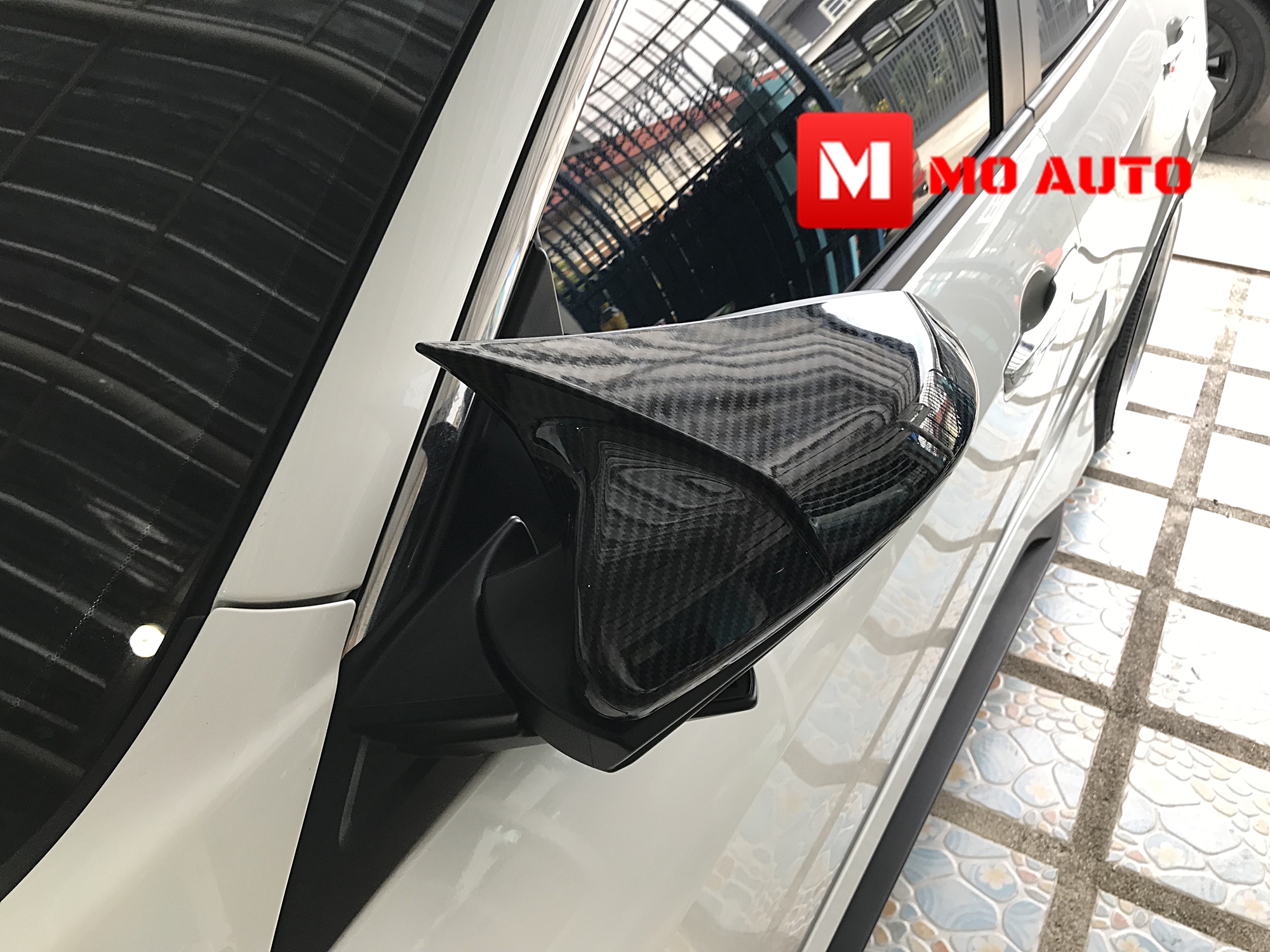 ครอบกระจกมองข้าง คาร์บอน ทรง M Performance CIVIC FC/FK