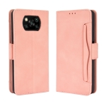 Case Xiaomi Poco X3 Pro / X3 / X3 NFC # Pre-Order * เคสกระเป๋าสตางค์สไตล์ผิวสัมผัสรูปแบบลูกวัวซองหนังพร้อมช่องเสียบการ์ดแยก *