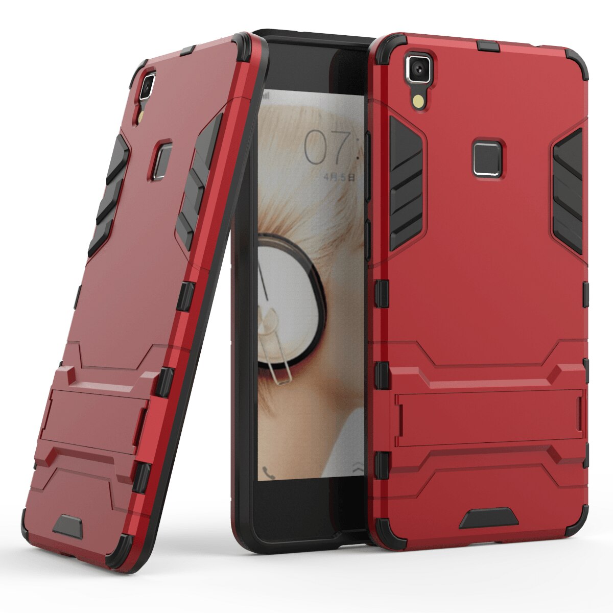 Case Vivo V3 Max / Pre-Order * เคสกันกระแทก PC + TPU Hybrid Kickstand *